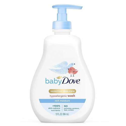 Baby Dove Tip to Toe Baby Wash and Shampoo For Baby's Delicate Skin Rich Moisture, Tear-Free and Hypoallergenic 13 oz