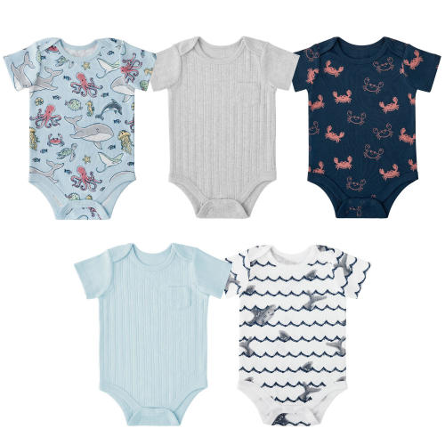 Member's Mark Baby 5-Pack Organic Cotton Bodysuit - Sam's Club