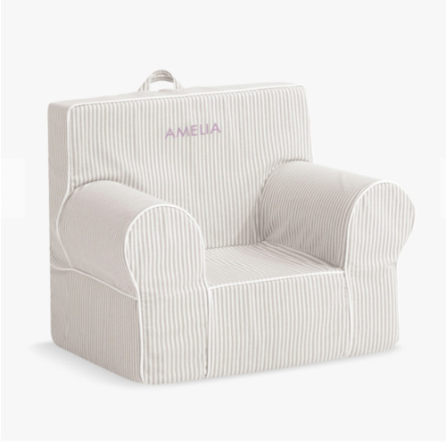 Anywhere Chair®, Oatmeal Oxford Stripe