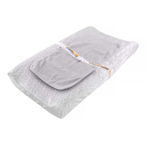 Summer by Ingenuity Basic Changing Essentials Kit with Changing Pad, Cover, and Waterproof Liner, Chevron, 1-Pack
