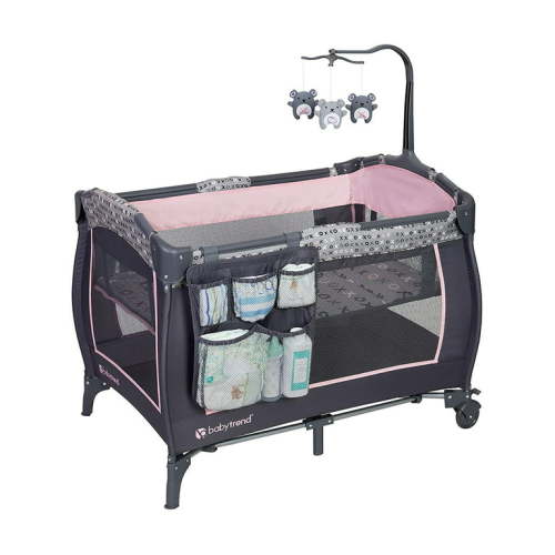 Baby Trend Trend-E Nursery Center Playard con Bolsa de Viaje - Rosa Claro, Unisex