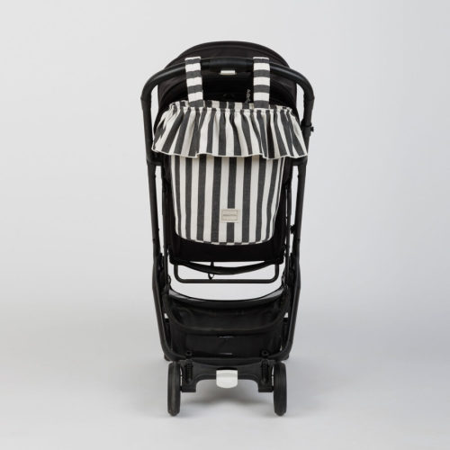 Basket Stripes - Black + White - Minicoton