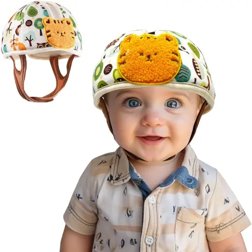 Baby Helmet for Crawing Walking,Soft Infant Safety Helmet,Baby Helmet 1-2 Years for Anti-Fall Head Protector,Adjustable, Breathable Toddler Helmet