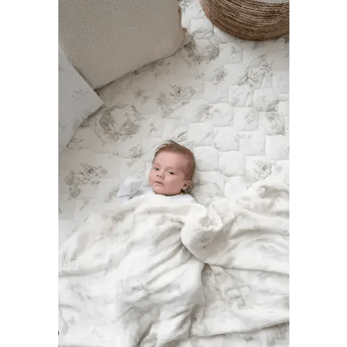 Safari Toile Bamboo Baby Blanket