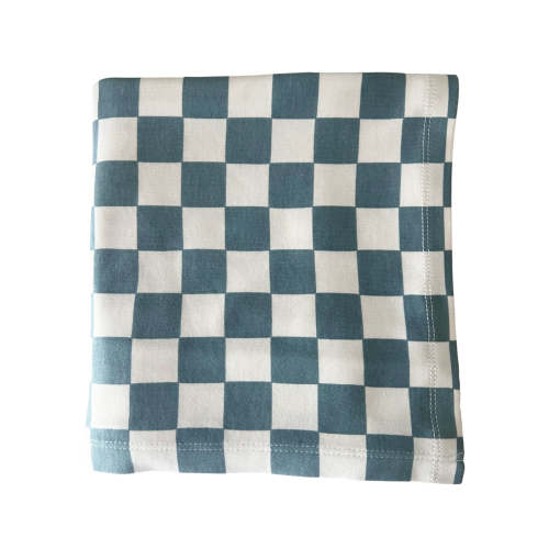 Blueberry Muffin Checkerboard / Organic Swaddle