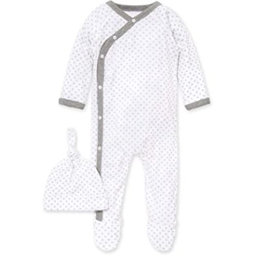 Burt's Bees Baby baby-boys Romper Jumpsuit, 100% Organic Cotton One-piece Coverall