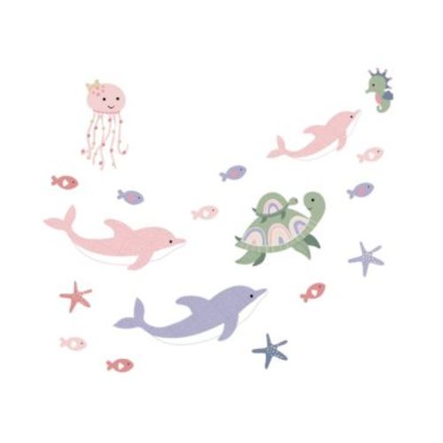 Sea Dreams Dolphins/Turtles/Fish Underwater/Nautical Wall Decals