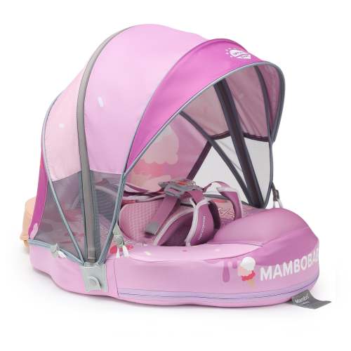 Mambobaby Swim Float with Canopy for 3-24 months Ice Cream Purple – Mambobaby Shop