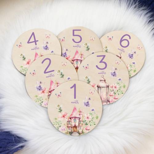 Fairy Milestone Cards, Fairy Milestone Markers, Wood Milestone Cards, Baby Milestones, Photo Prop, Fairy Garden Nursery Theme G77