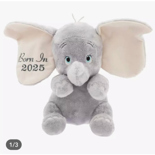 Dumbo ''Born in 2025'' Plush for Baby – Small 11'' | Disney Store