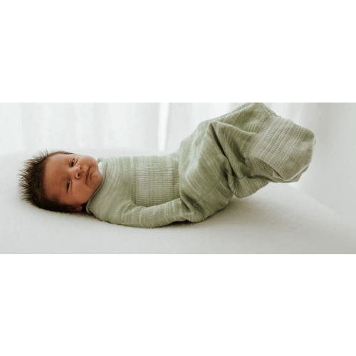 Bamboo Blend Mint Swaddle Sleep Sack – Swaddelini