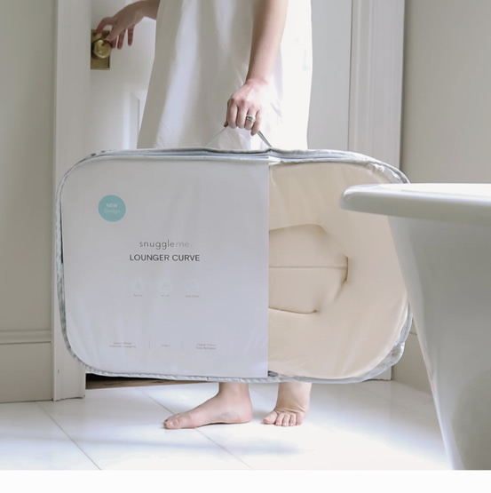 Lounger Curve + Muslin Cover Set | Natural