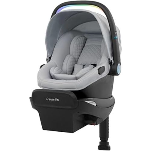 Evenflo Revolve180 LiteMax NXT Rotational Infant Car Seat with SensorySoothe and with Accessory Load Leg