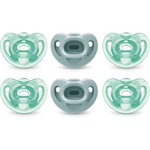 NUK Comfy Pacifiers, 0-6 Months, 6 Pack