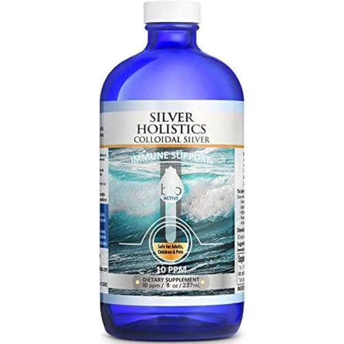 Colloidal Silver Liquid | 8 oz Glass Bottle by Silver Holistics
