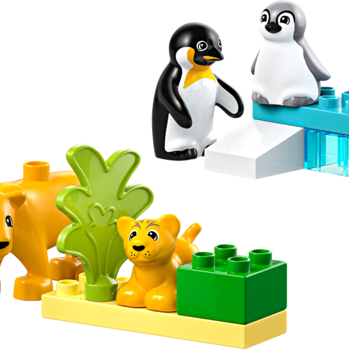 Wild Animal Families: Penguins & Lions 10442 | DUPLO® | Buy online at the Official LEGO® Shop US