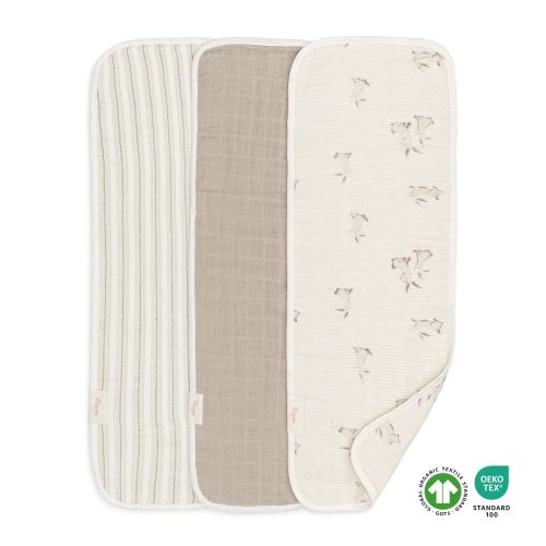 3-pc. Burp Cloth Set Crane Baby