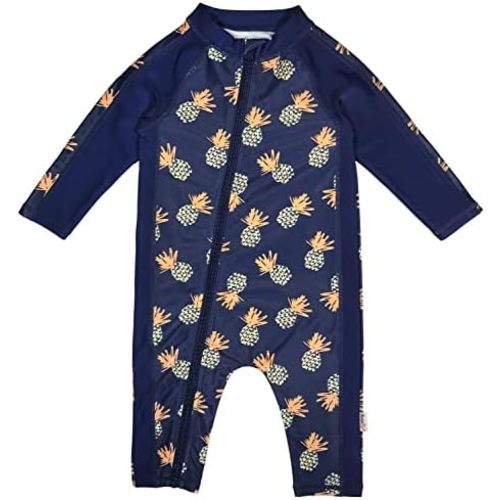 SwimZip Boys' Long-Sleeve UPF 50+ Swimsuit for Baby, Toddler, & Little Boys