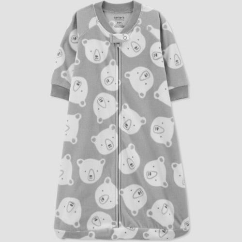 Carter's Just One You®️ Baby Bear Wearable Blanket - Gray 3-6M
