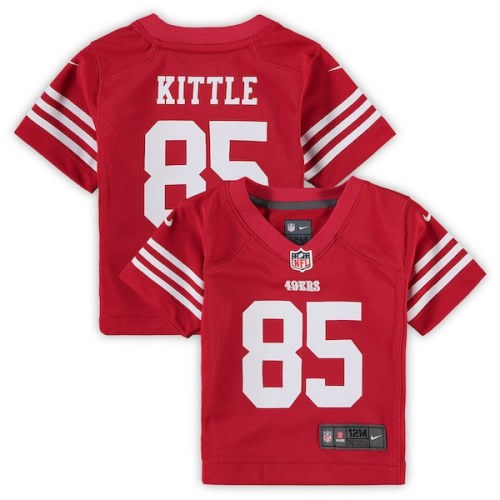Infant San Francisco 49ers George Kittle Nike Scarlet Team  Player Game Jersey