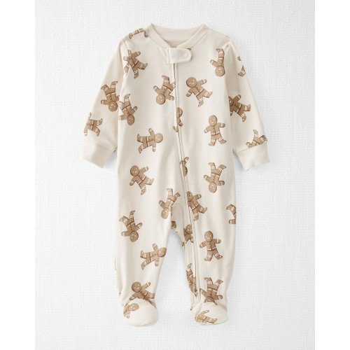 Baby Organic Cotton Sleep & Play in Gingerbread Cookie Pajamas
- Little Planet | Carter's