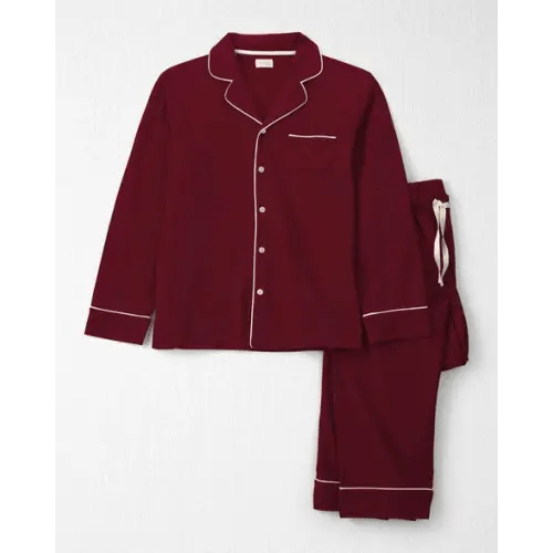 Adult 2-Piece Organic Cotton Coat Style Pajamas - Little Planet | Carter's