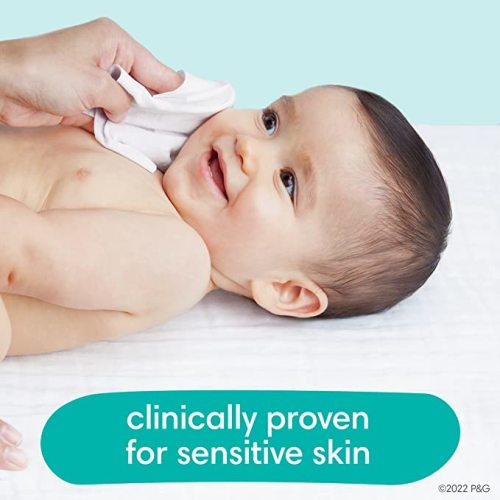 Baby Wipes Combo, 1008 count - Pampers Sensitive Water Based Hypoallergenic and Unscented Baby Wipes (Packaging May Vary) - 1008 Count (Pack of 12)