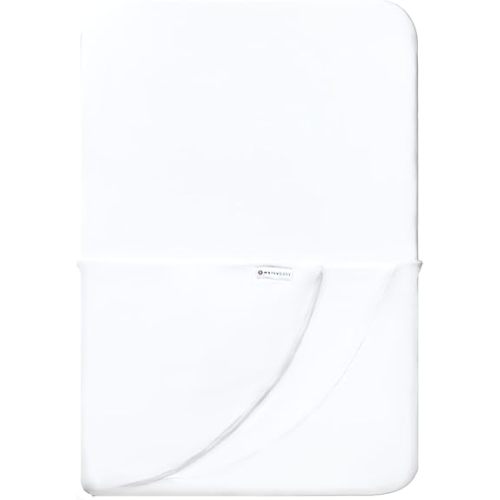 Wrap Sheet – Safe Sleep Blanket for Newborns – Fits Bedside Sleepers, Pack & Plays, Mini Cribs – Newborn Sleep Essential - Promotes Longer Sleep (White, Pack and Play or Mini Crib)