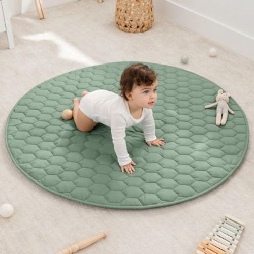 Premium Play Mat - Soft And Comfortable Kids & Toddler Play Mat With Non-slip Bottom By Comfy Cubs - Sage, Rectangle, 36x60