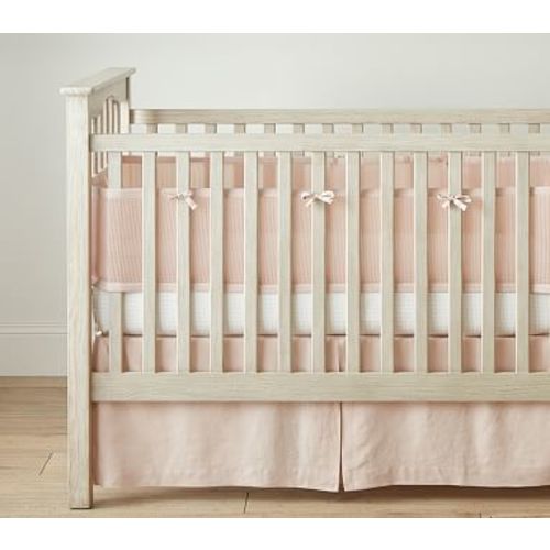 BreathableBaby® For Pottery Barn Baby Linen Mesh Liner, Blush