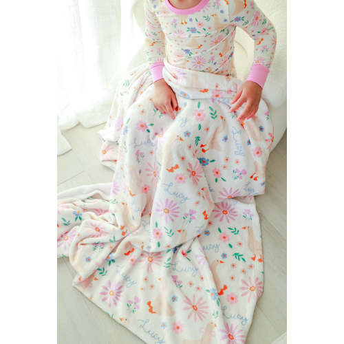 Personalized Toddler Blanket in Loosey Goose | Caden Lane