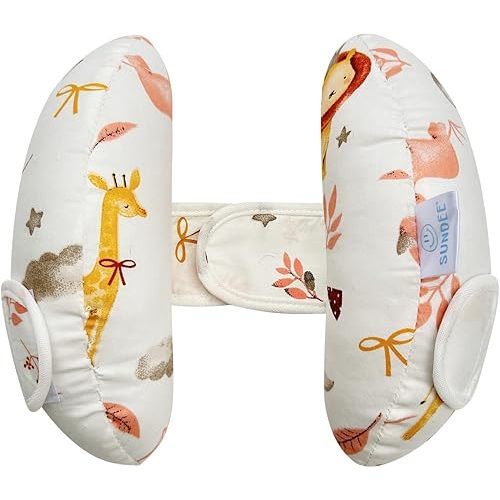 Baby Car Seat Head Neck Support, Toddler Adjustable Stroller Safety Insert, Banana U-Shape Travel Headrest Cushion