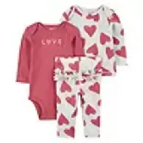 Carter's Girls 3-Piece Bodysuit Pant Set - Sam's Club
