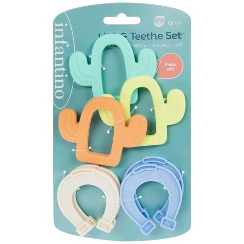 Horseshoe Links & Cactus Teether Set