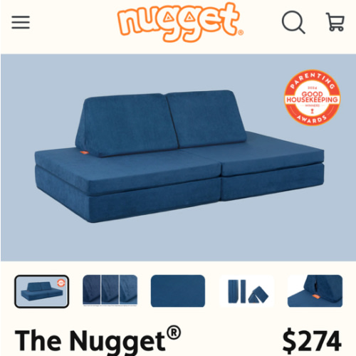 The Original Nugget Play Couch In Blueridge | Nugget®
