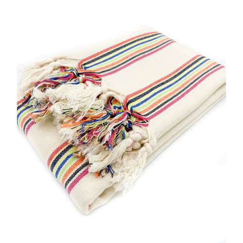 Turkish Blanket | Mexican Blanket | Beach Blanket | Cotton Throw Blanket | Boho Blanket |Picnic Blanket |Yoga Blanket | Farmhouse Throw
