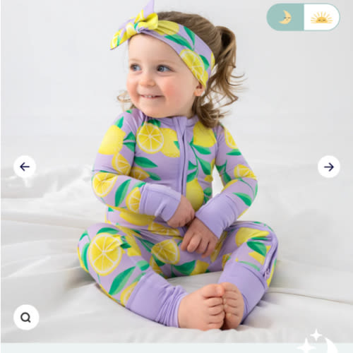 Lavender Sunny Citrus Zippy – Little Sleepies