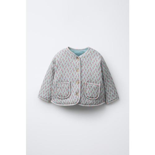 FLORAL QUILTED JACKET - Multicolored | ZARA United States