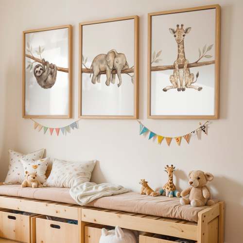 Animals on Branch