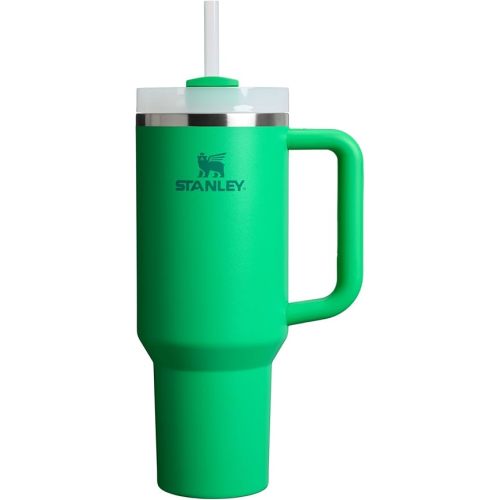 Stanley Quencher H2.0 Tumbler with Handle and Straw 40 oz | Flowstate 3-Position Lid | Cup Holder Compatible for Travel | Insulated Stainless Steel Cup | BPA-Free | Meadow