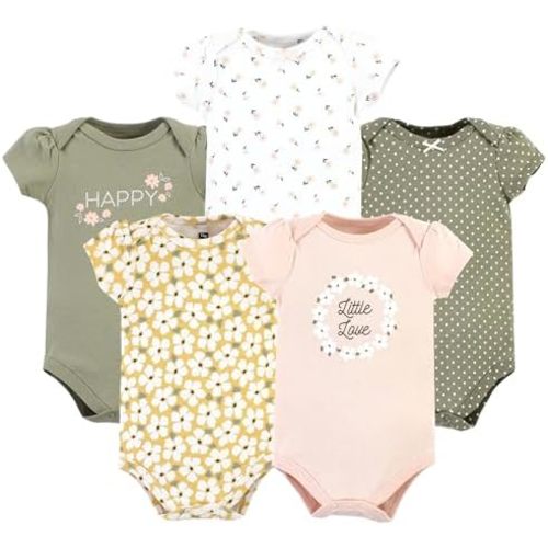 Hudson Baby Unisex Baby Cotton Bodysuits