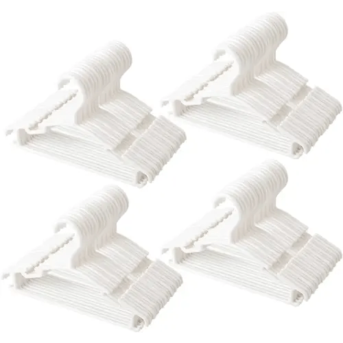GoodtoU Baby Hangers 100Pack Kids Hangers Plastic Baby Hangers for Closet Children Hangers Infant Hangers Toddler Hangers Small Hangers