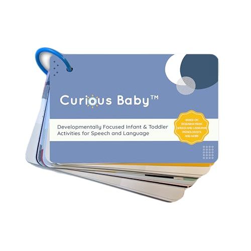 Curious Baby™ Speech & Language Development Cards (0–36 Months) | 26+ Research-Based Activities for Babies & Toddlers