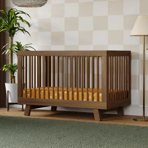 Hudson 3-in-1 Convertible Crib Walnut