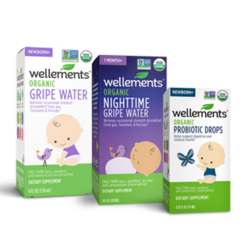 Tummy Troubles Baby Bundle - Newborn Digestive Bundles For Fussy & Gassy Babies - Wellements®