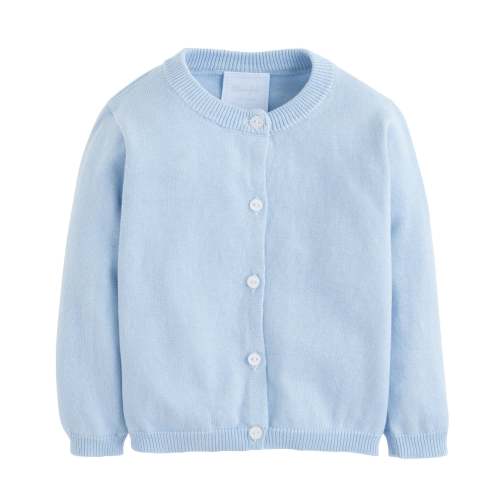 Little English - Essential Cardigan Light Blue (Size:3-6M)