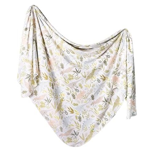 Copper Pearl Large Premium Knit Baby Swaddle Receiving Blanket Rex