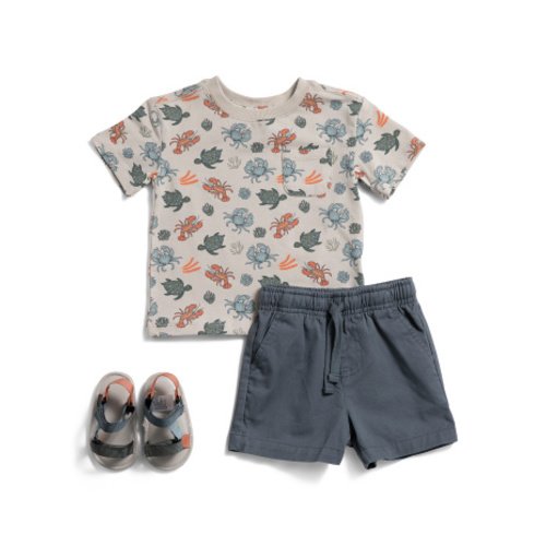 Infant Boys Sea Life Shirt And Shorts Set | Baby Boys (0-24m) | Marshalls