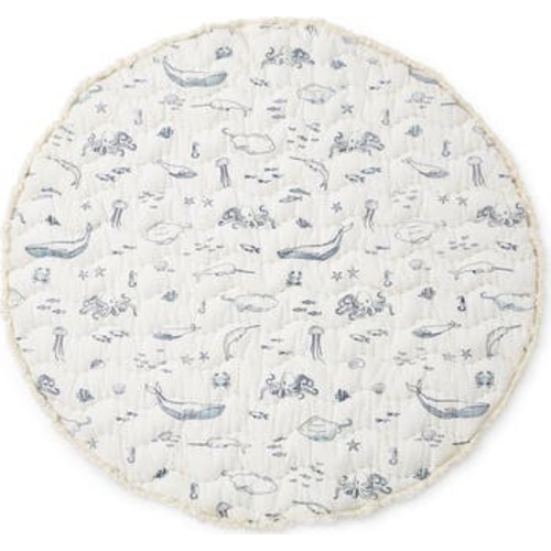 Life Aquatic Reversible Print Round Play Mat