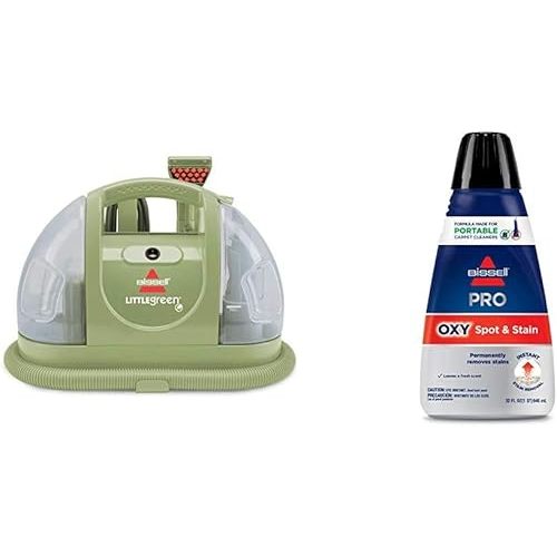 BISSELL Little Green Multi-Purpose Portable Carpet Cleaner + Professional Spot and Stain + Oxy Portable Machine Formula
